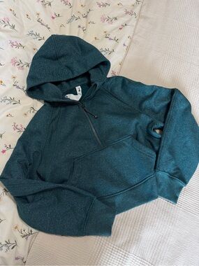 Lululemon Teal Half-Zip Hoodie